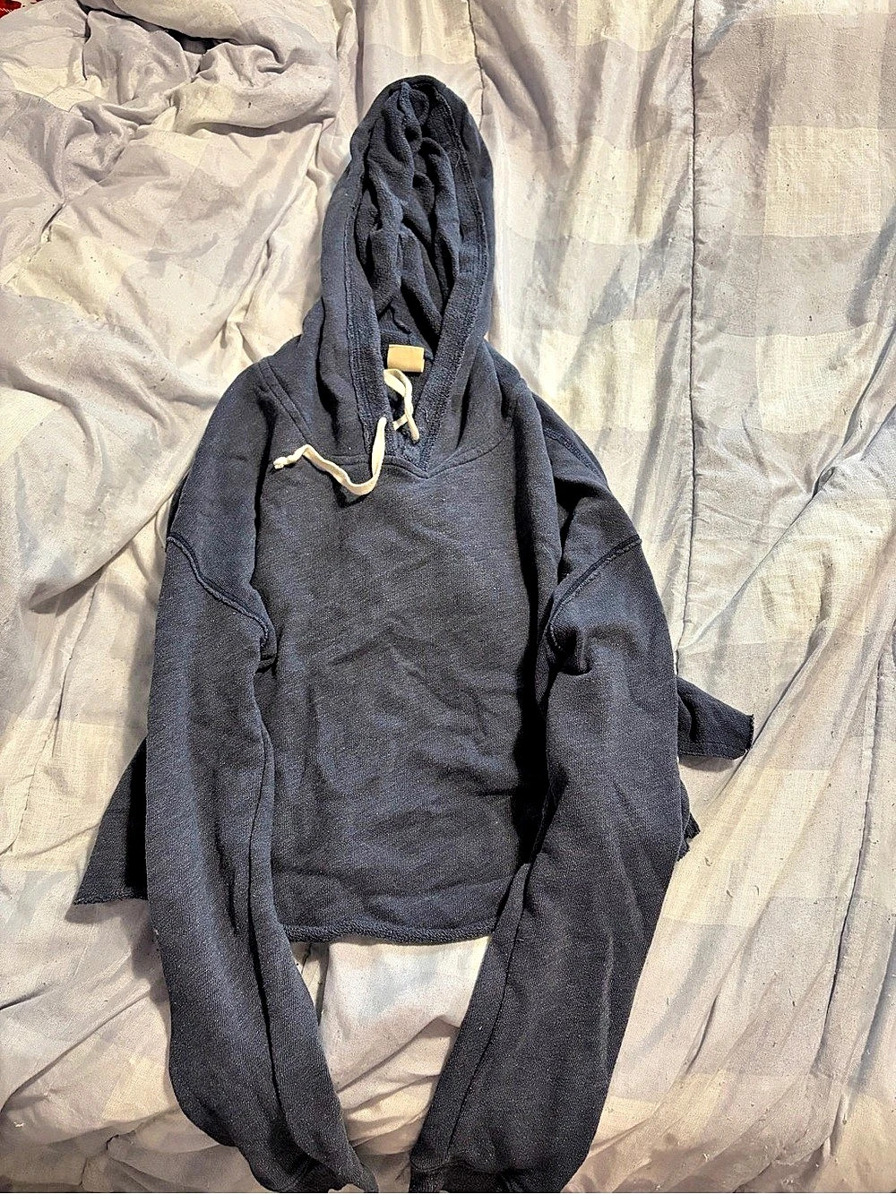 Hollister Pullover Hoodie in Black Size XS